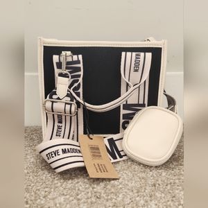 Steve Madden Bag Black & Cream